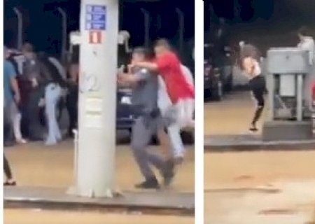 Policial leva gravata e é espancado por jovens durante ocorrência; PM teve ferimentos graves na cabeça