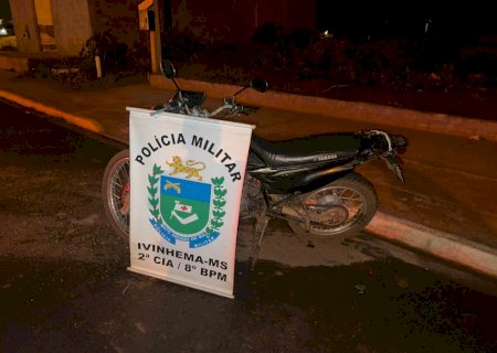 Polícia Militar recupera duas motocicletas furtadas em Ivinhema e Nova Andradina.
