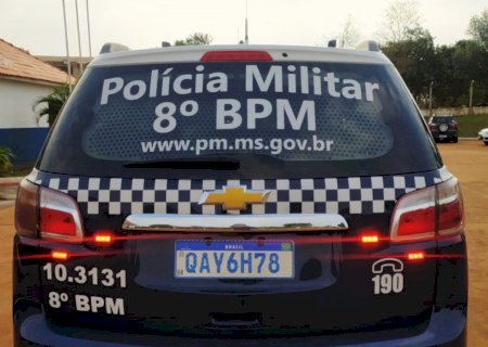 Polícia Militar conduz homem para a delegacia por violência doméstica em Nova Andradina