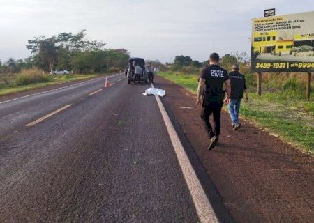 Homem é atropelado e tem cabeça esmagada na BR-376