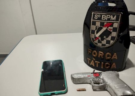 Polícia Militar prende homem por porte ilegal de arma de fogo em Batayporã