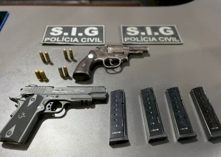 IVINHEMA - Policia Civil deflagra operação “BUMBLEBEE' e prende homem suspeito de comercio ilegal de arma de fogo