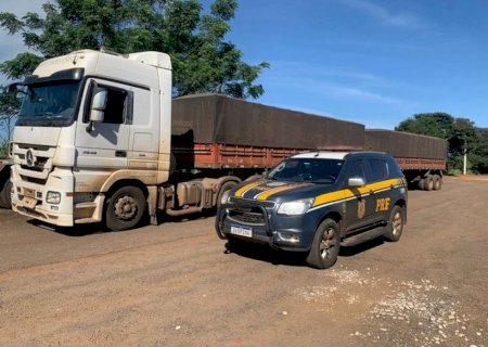 Carreta furtada no Paraná é recuperada em abordagem na BR-376