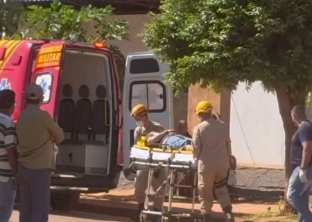 Trabalhador cai de obra de aproximadamente 4 metros de altura na cidade de Batayporã