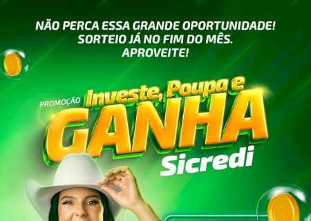 Sicredi lança promoção que sorteará mais de R$ 2 milhões em prêmios