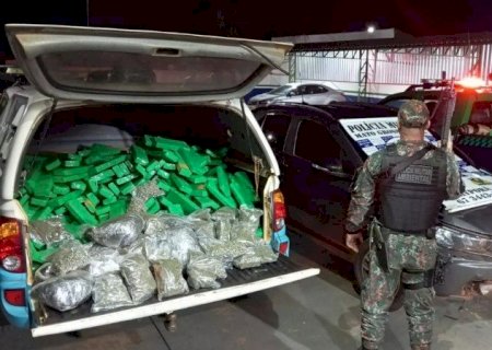Batayporã: Polícia recupera veículo roubado em MG e apreende mais de uma tonelada de drogas