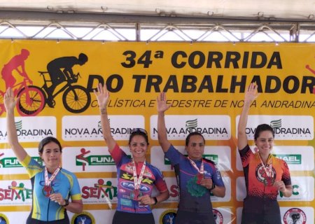 Fazendo história no ciclismo em Nova Andradina, Karol é campeã mais uma vez