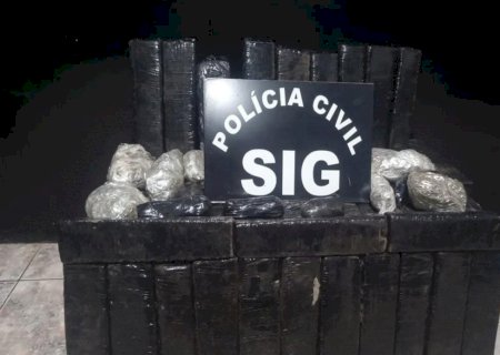 Nova Andradina - Polícia Civil apreende grande quantidade de droga na MS -276
