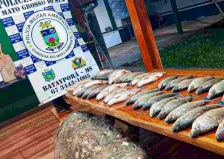 Trio é multado em mais de R$ 14 mil pela PMA após pesca ilegal no Rio Ivinhema