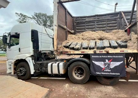Motorista é preso com 2 toneladas de drogas em bagaço de cana