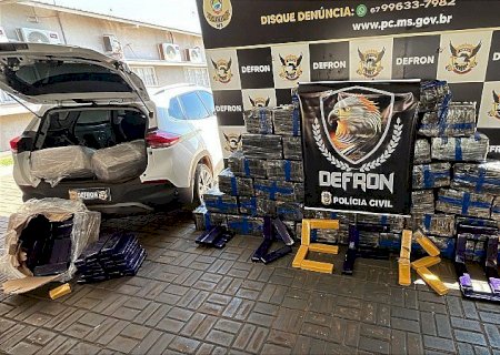 Rapaz é preso com R$ 2,2 milhões em maconha e carro furtado em Dourados