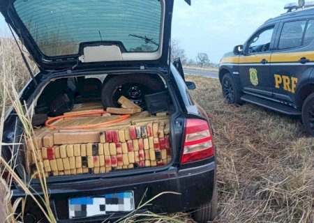 PRF apreende 618 Kg de maconha em Bataguassu
