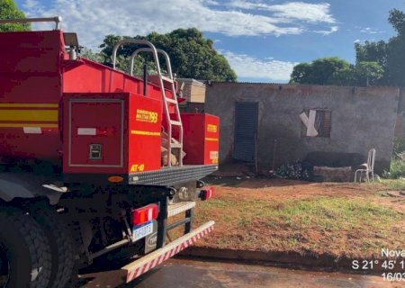 Moradora coloca fogo em roupas para espantar insetos e mobiliza Bombeiros em Nova Casa Verde