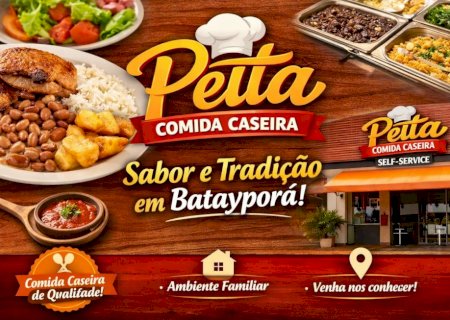 Em Batayporã, Petta Comida Caseira é sinônimo de sabor e tradição