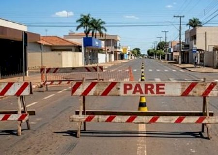 DEMTRAN informa interdições em vias de Nova Andradina nesta semana