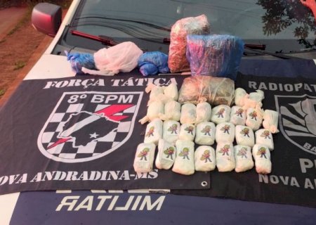 Mulher é presa com mais de cinco quilos de drogas em ônibus interestadual na região de Nova Andradina